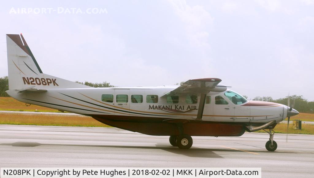 N208PK, 2005 Cessna 208B C/N 208B1143, N208PK Ce208 at Molokai, Hawaii