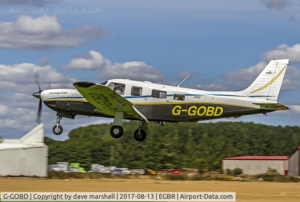 G-GOBD, 2001 Piper PA-32R-301 Saratoga II HP C/N 3246193, Rare visit