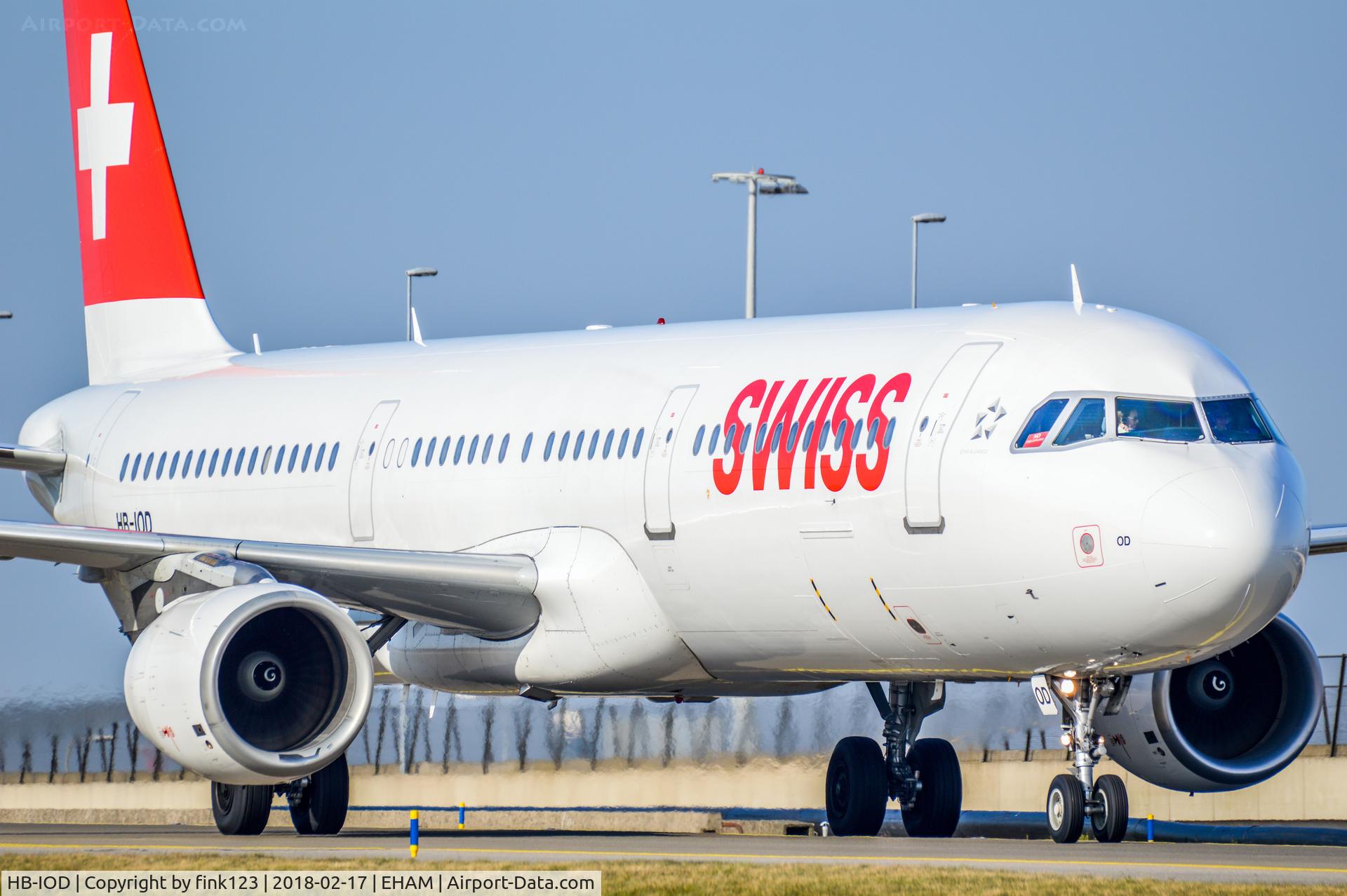 HB-IOD, 1995 Airbus A321-111 C/N 522, SWISS 321