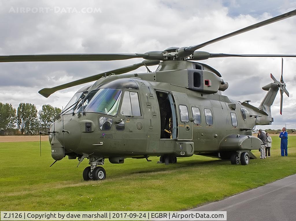 ZJ126, 2000 Westland Merlin HC.3 C/N 50141/RAF10, Most enjoyable visit