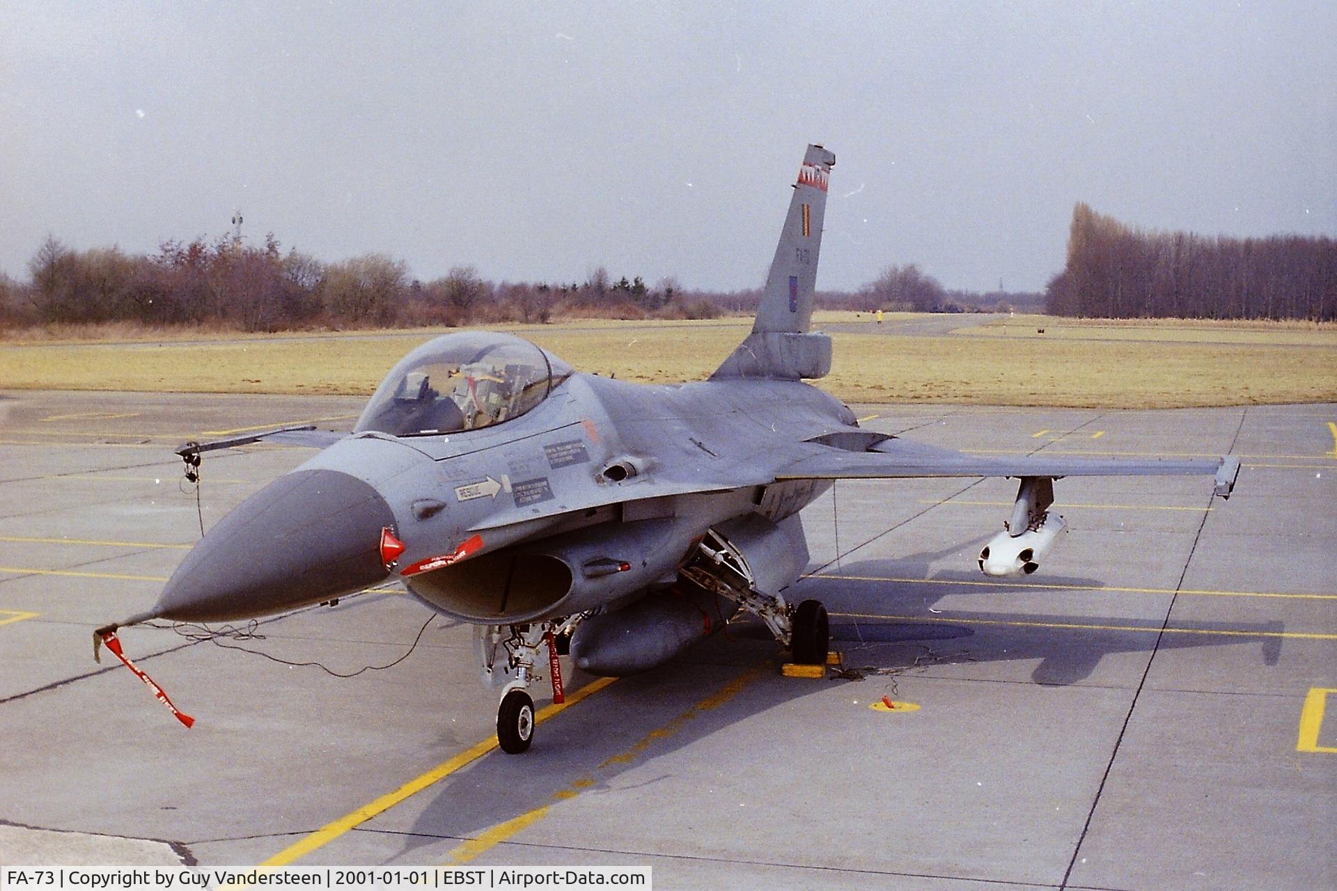 FA-73, 1984 SABCA F-16AM Fighting Falcon C/N 6H-73, BAF F-16A 23 Sqn FA-73 at EBST eighties