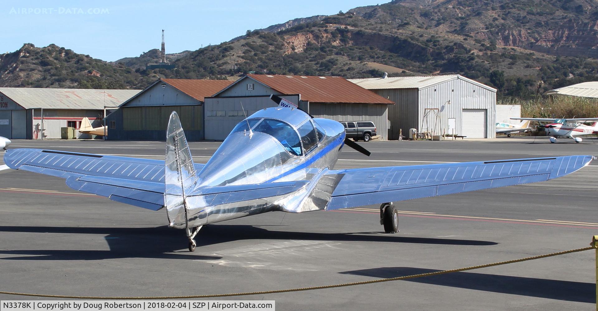 N3378K, 1946 Globe GC-1B Swift C/N 1371, 1946 Globe GC-1B SWIFT, Lycoming O-320-E2D 150 Hp upgrade by STC