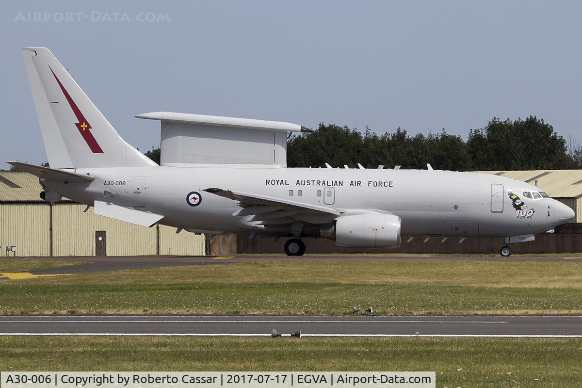 A30-006, 2006 Boeing E-7A Wedgetail (737-7ES) C/N 33987, Royal International Air Tattoo 2017