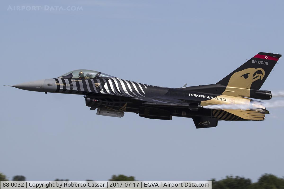 88-0032, TAI (Turkish Aerospace Industries) F-16C Fighting Falcon C/N 4R-34, Royal International Air Tattoo 2017