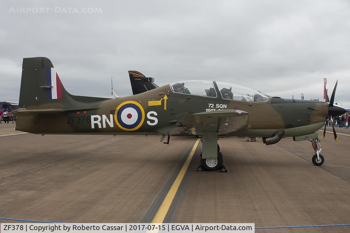 ZF378, 1992 Short S-312 Tucano T1 C/N S121/T92, Royal International Air Tattoo 2017