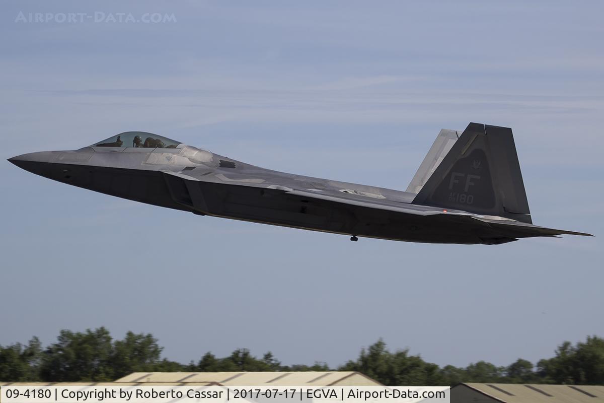 09-4180, Lockheed Martin F-22A Raptor C/N 4180, Royal International Air Tattoo 2017