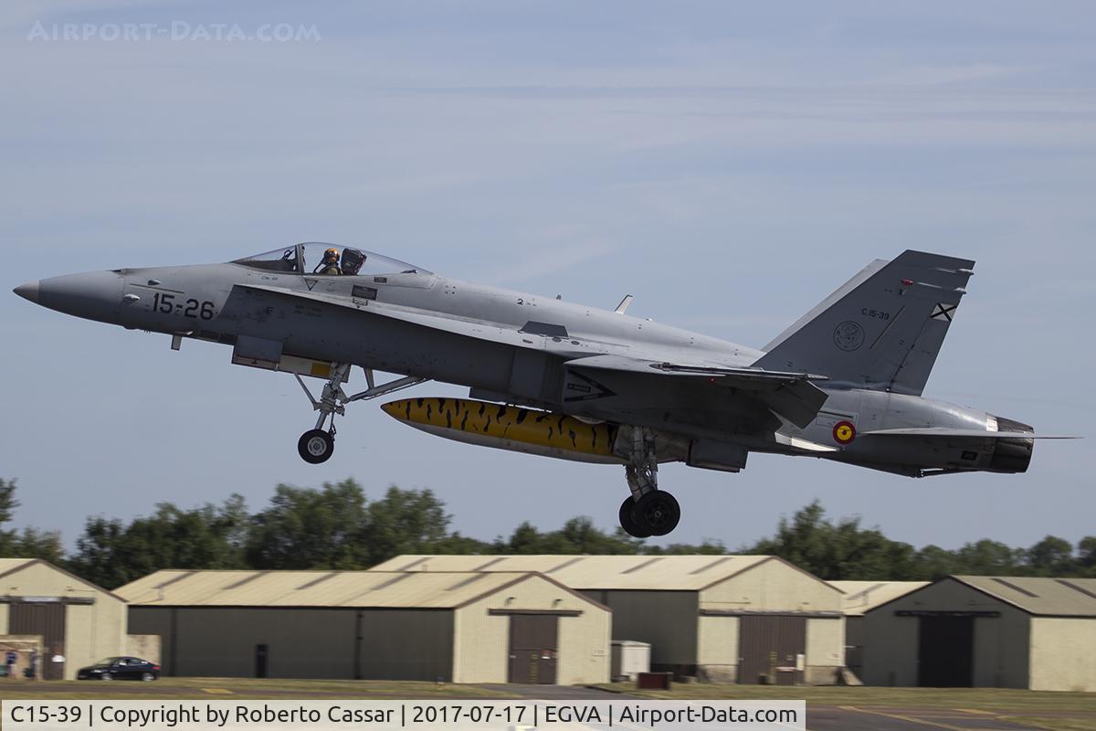 C15-39, McDonnell Douglas EF-18A Hornet C/N 0670/A544, Royal International Air Tattoo 2017