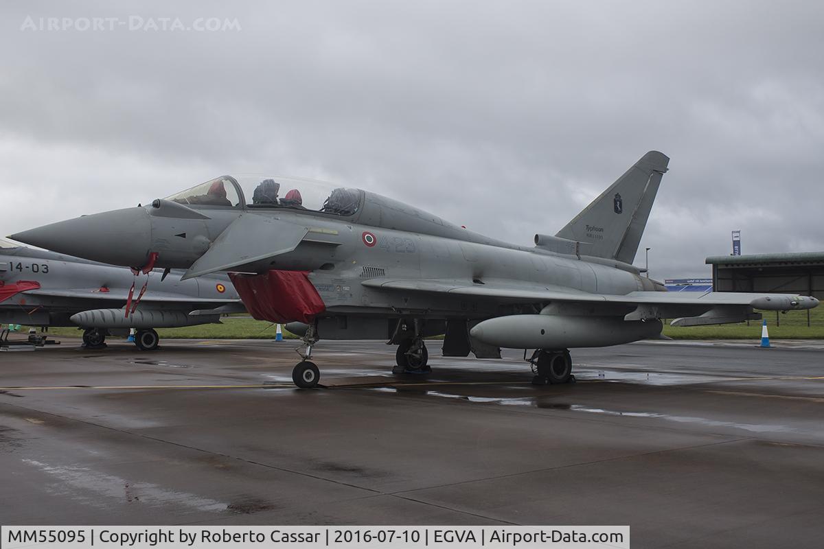 MM55095, 2004 Eurofighter EF-2000 Typhoon T C/N 022/IT004, Royal International Air Tattoo 2016