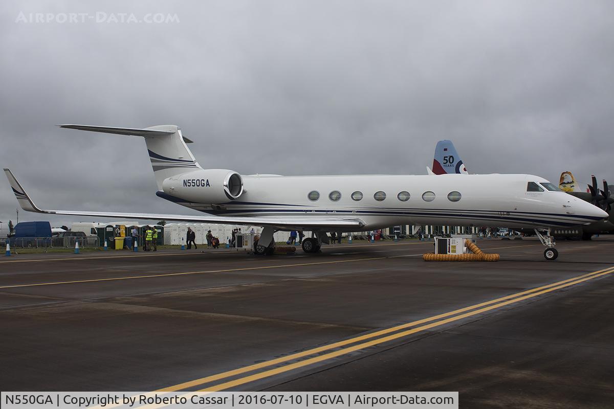 N550GA, 2013 Gulfstream Aerospace GV-SP (G550) C/N 5418, Royal International Air Tattoo 2016