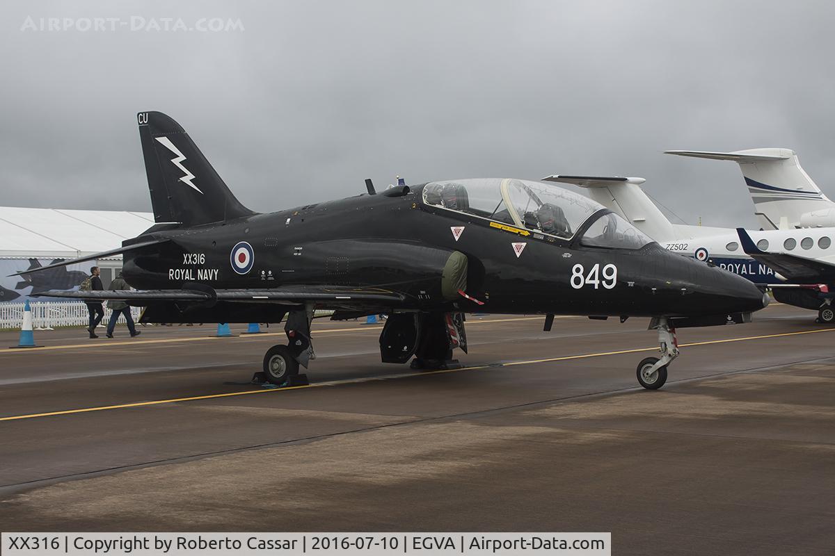 XX316, 1980 Hawker Siddeley Hawk T.1A C/N 158/312141, Royal International Air Tattoo 2016