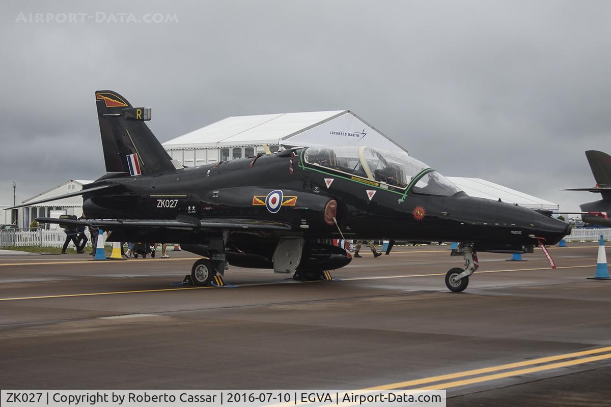 ZK027, 2009 British Aerospace Hawk T2 C/N RT018/1256, Royal International Air Tattoo 2016