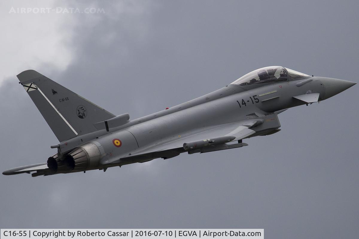 C16-55, Eurofighter EF-2000 Typhoon S C/N SS037, Royal International Air Tattoo 2016