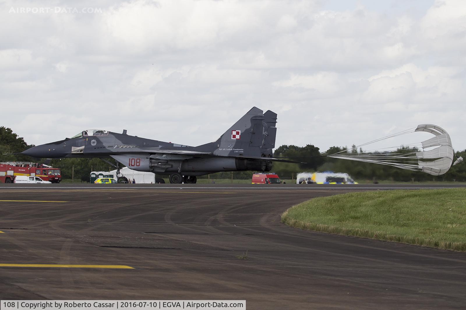108, 1990 Mikoyan-Gurevich MiG-29A C/N 2960535108, Royal International Air Tattoo 2016