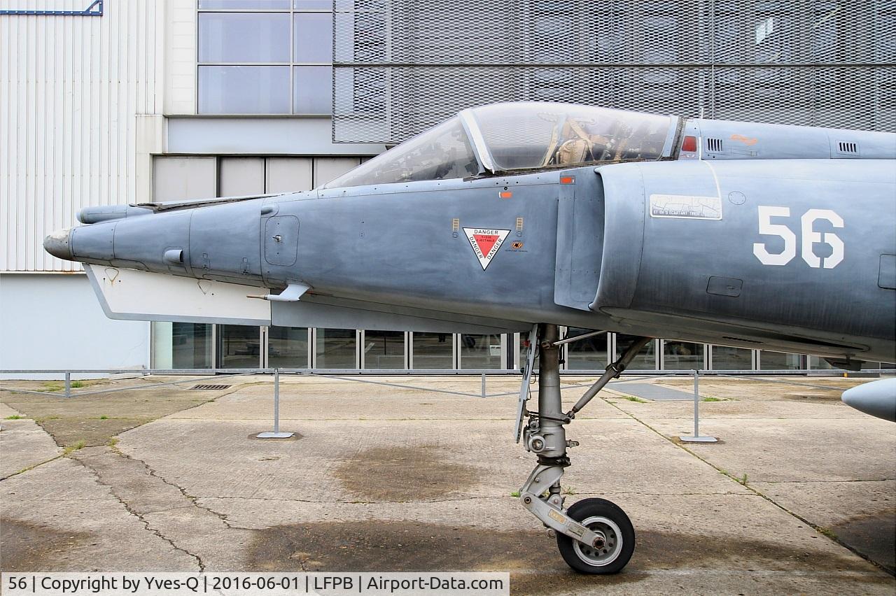 56, Dassault Etendard IV.M C/N 56, Dassault Etendard IV.M, Exibited at Air & Space Museum Paris-Le Bourget (LFPB)
