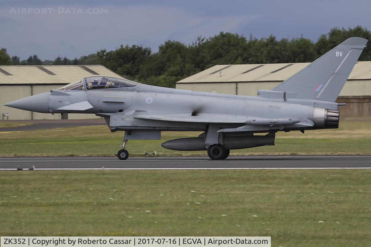 ZK352, 2013 Eurofighter EF-2000 Typhoon FGR4 C/N BS113/408, Royal International Air Tattoo 2017