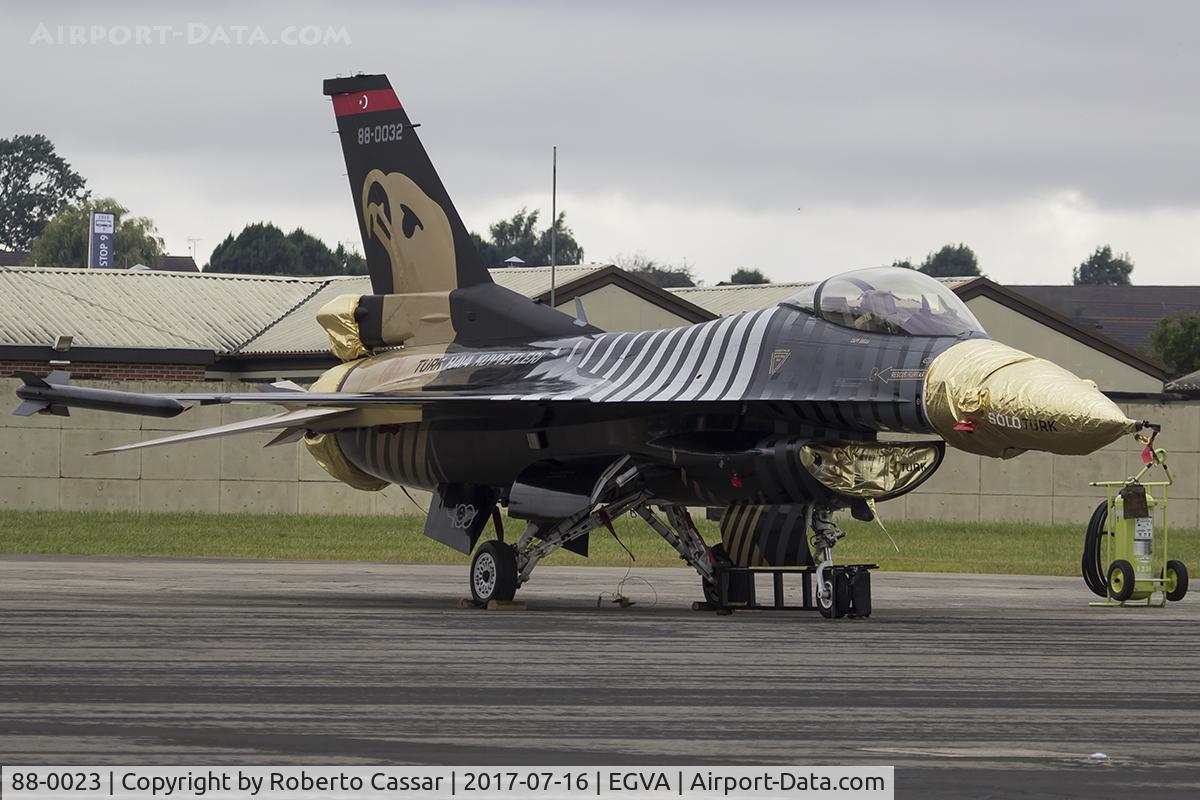 88-0023, TAI (Turkish Aerospace Industries) F-16C Fighting Falcon C/N 4R-25, Royal International Air Tattoo 2017