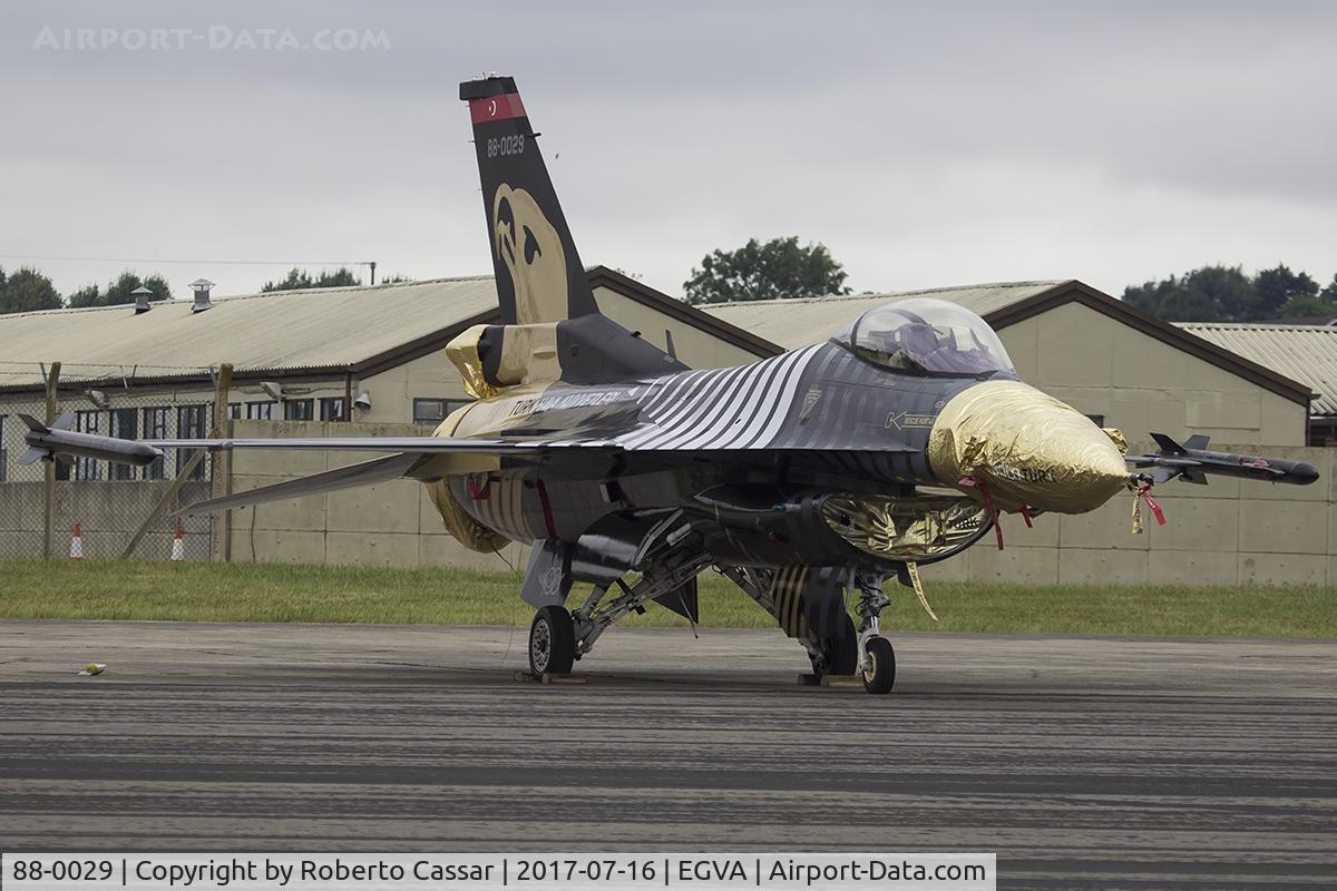 88-0029, TAI (Turkish Aerospace Industries) F-16C Fighting Falcon C/N 4R-31, Royal International Air Tattoo 2017