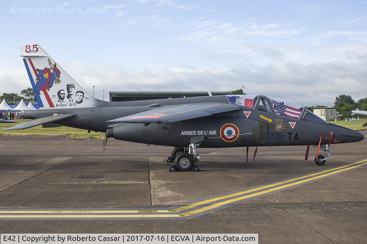 E42, Dassault-Dornier Alpha Jet E C/N E42, Royal International Air Tattoo 2017