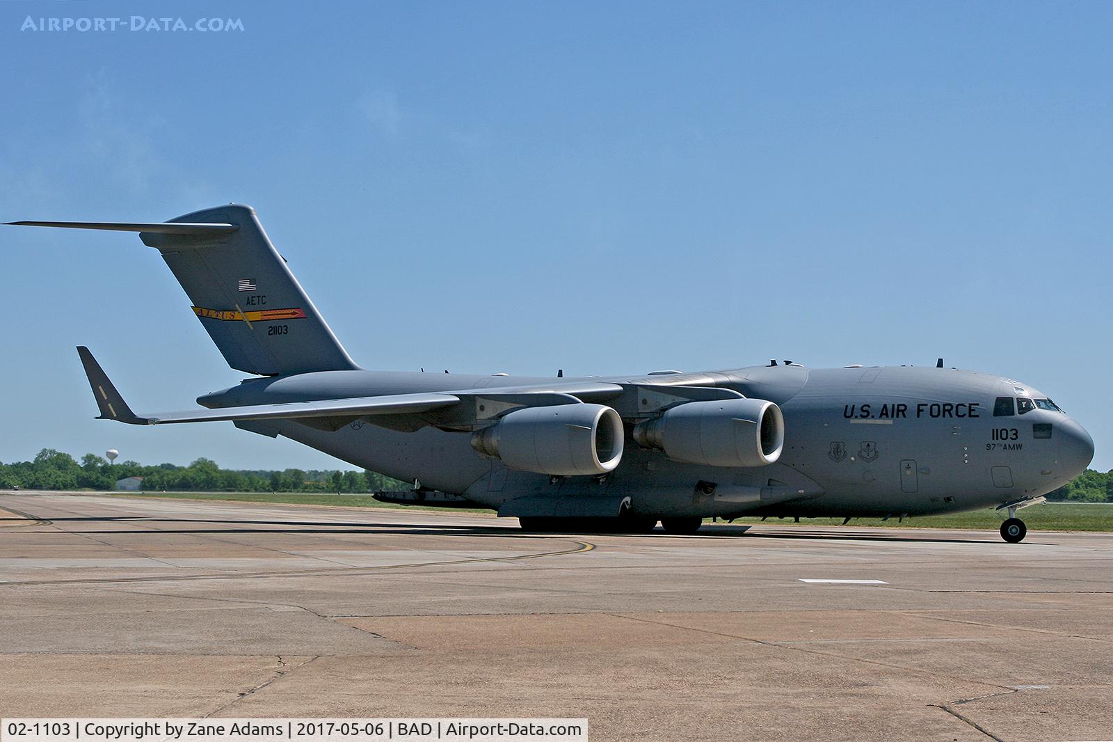 02-1103, 2002 Boeing C-17A Globemaster III C/N P-103, At the 2017 Barksdale AFB Airshow