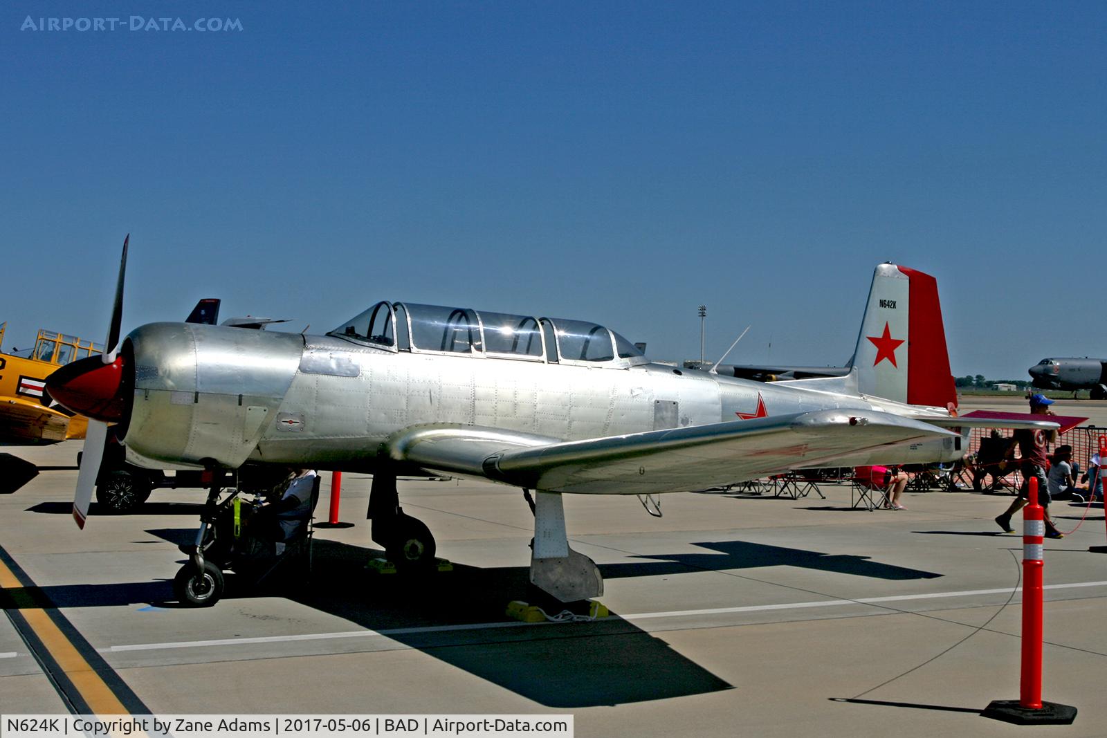 N624K, Travel Air S-6000-B C/N 6B-2011, At the 2017 Barksdale AFB Airshow
