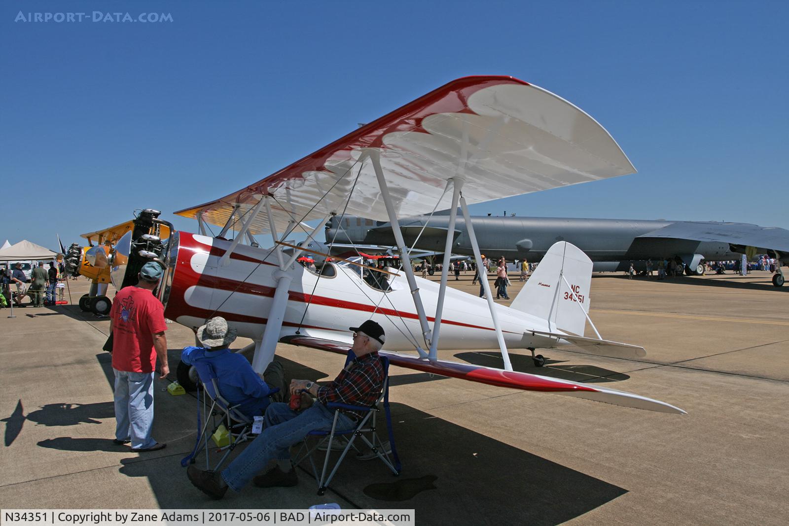 N34351, 1943 Meyers OTW-160 C/N 95, At the 2017 Barksdale AFB Airshow