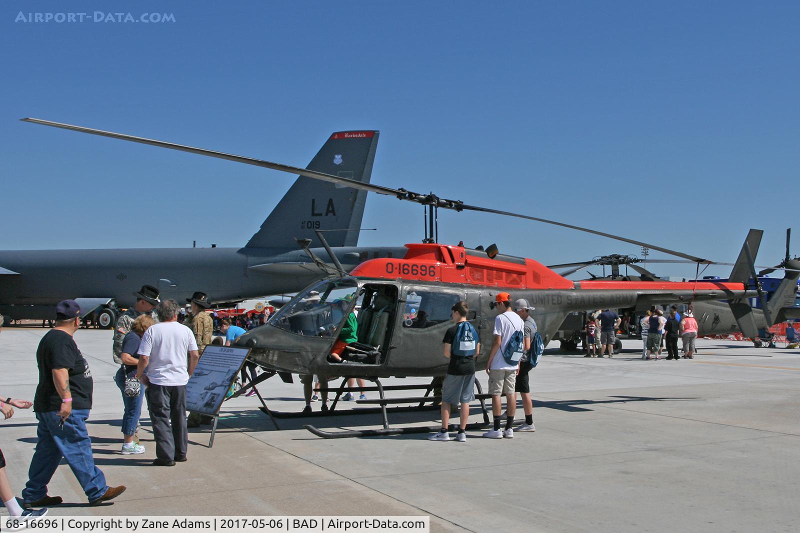 68-16696, 1968 Bell OH-58C Kiowa C/N 40010, At the 2017 Barksdale AFB Airshow