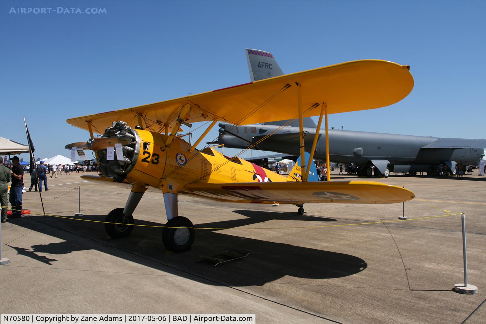 N70580, 1946 Piper J3C-65 Cub Cub C/N 17589, At the 2017 Barksdale AFB Airshow