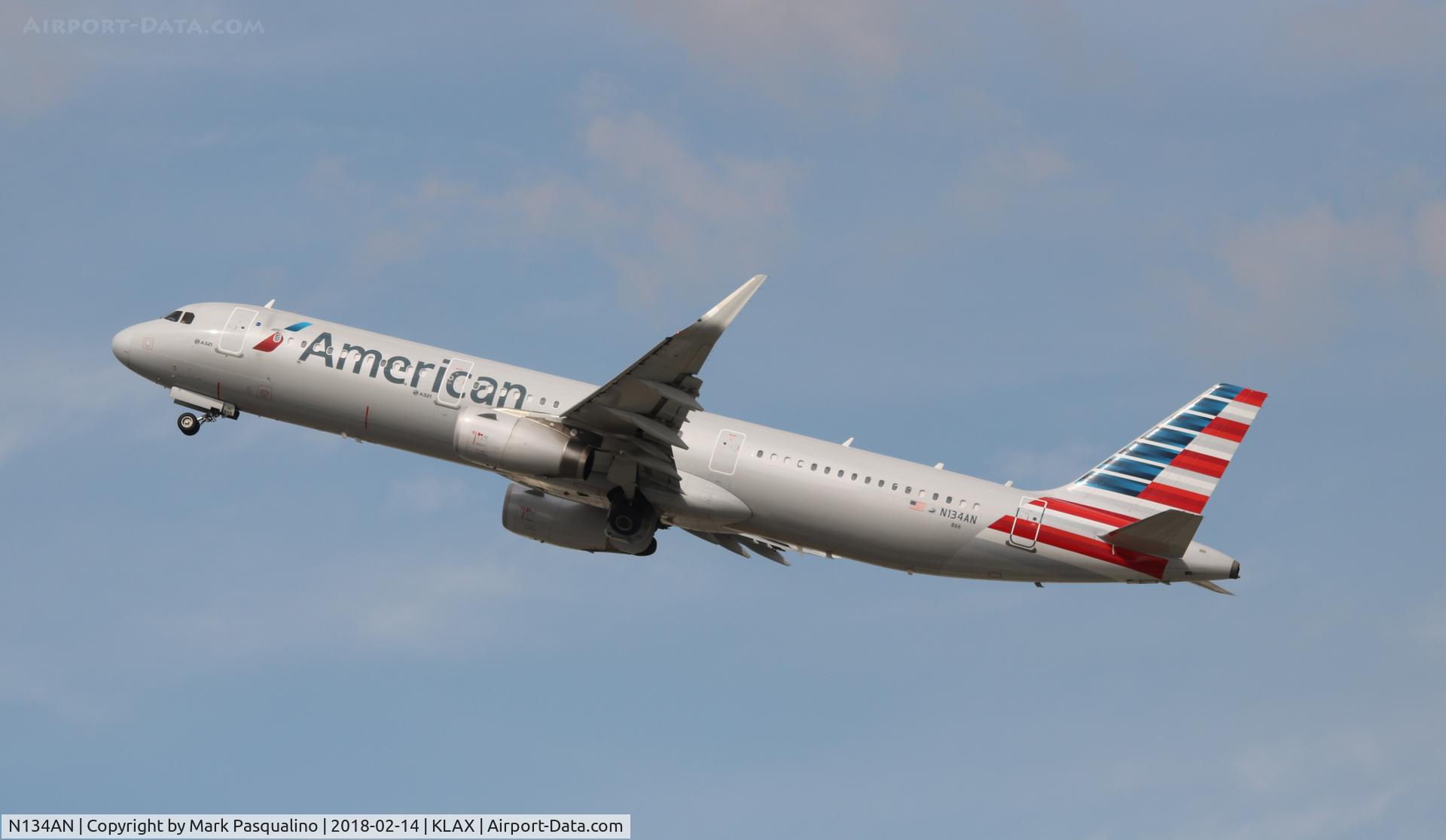 N134AN, 2015 Airbus A321-231 C/N 6495, Airbus A321-231
