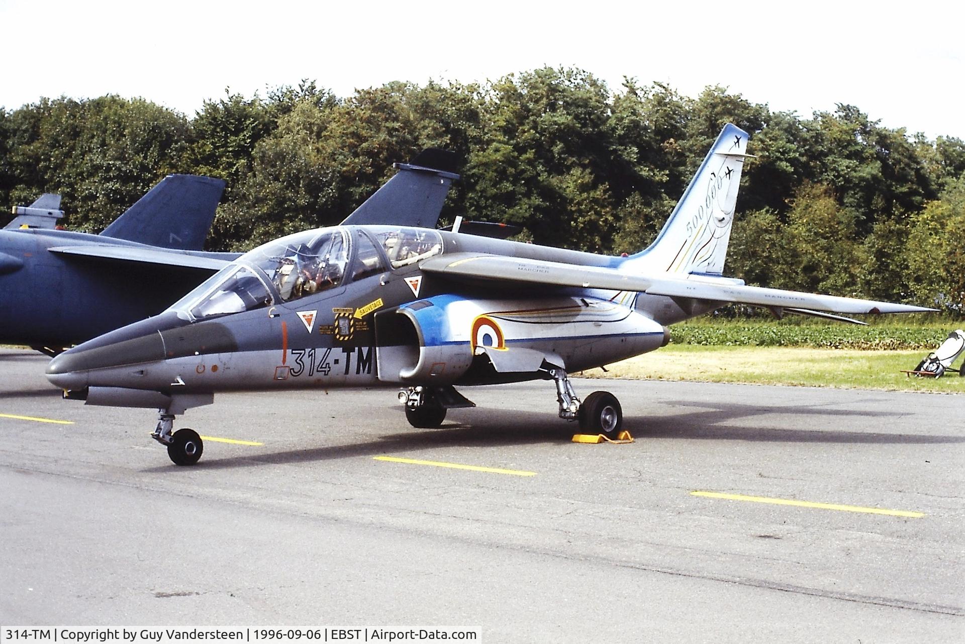 314-TM, Dassault-Breguet Alpha Jet C/N E29, Brustem airshow 1996