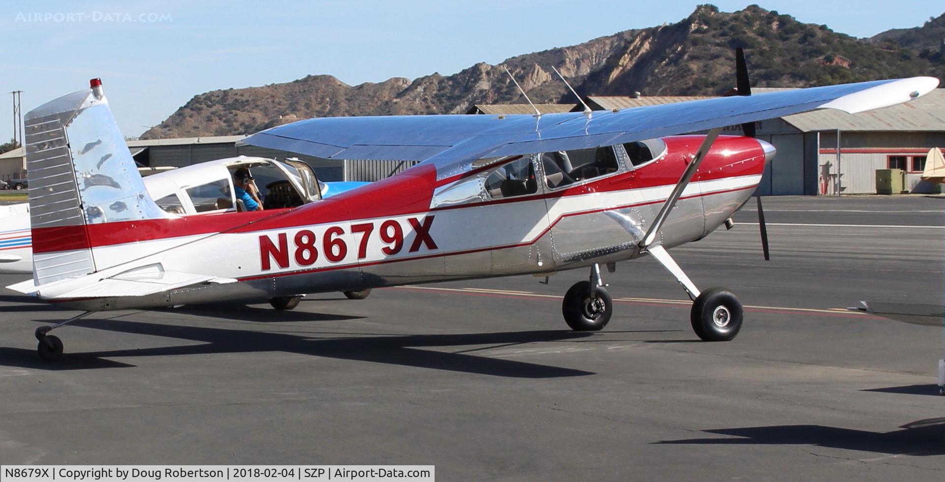 N8679X, 1961 Cessna 180E C/N 18051079, 1961 Cessna 180E, Continental O-470-L or R, 230 Hp