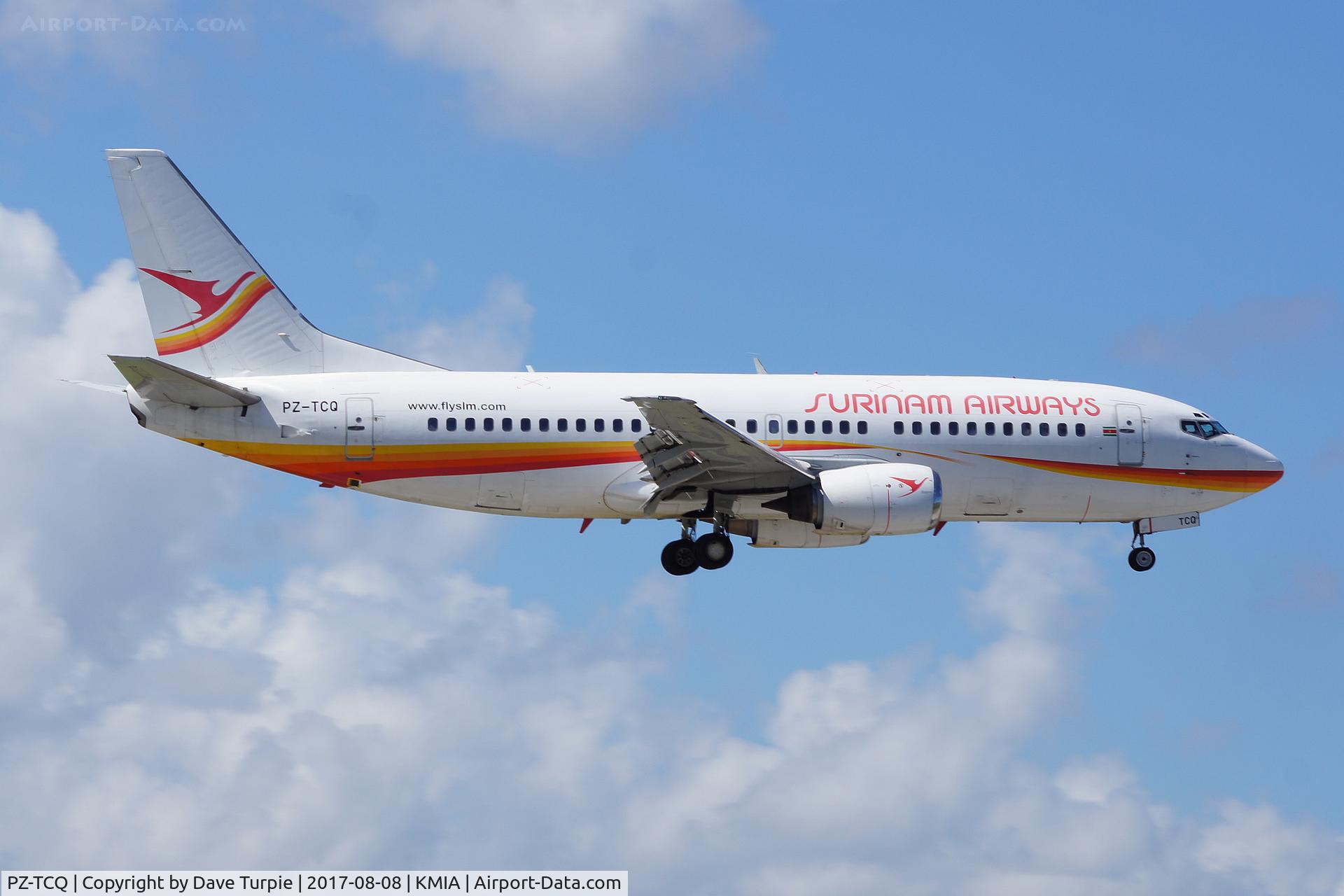 PZ-TCQ, 1993 Boeing 737-3Q8 C/N 26295, No comment.