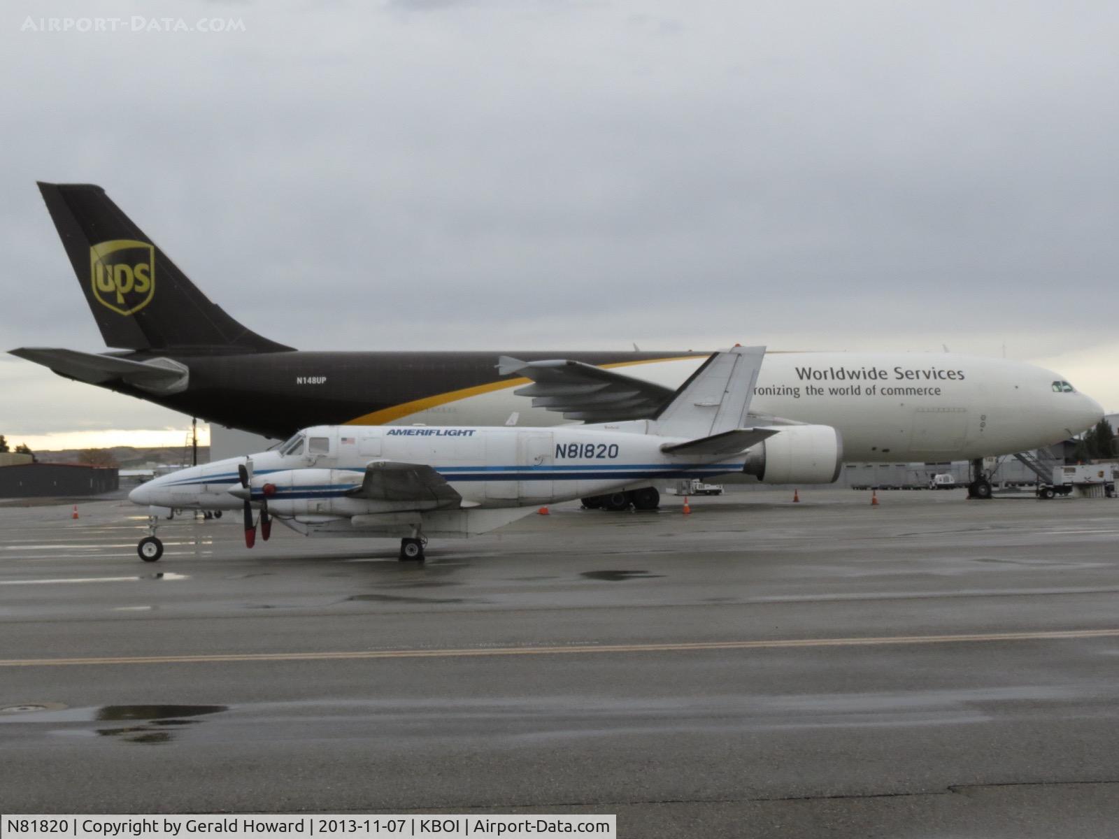 N81820, 1987 Beech C99 Airliner C/N U-232, Parked on the UPS ramp.
