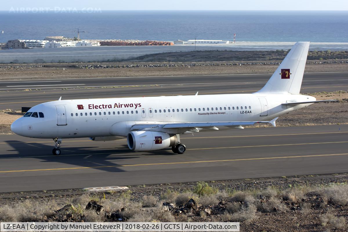 LZ-EAA, 1993 Airbus A320-231 C/N 424, First visit to Tenerife South Airport