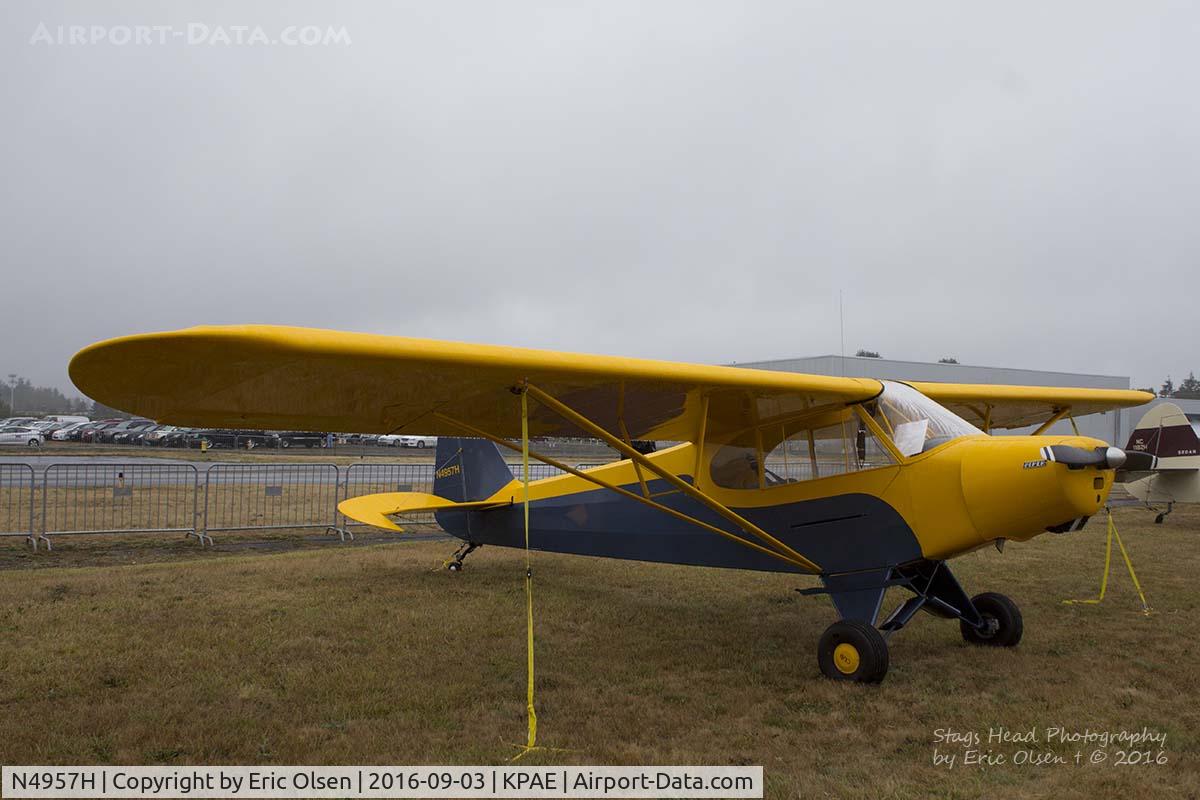 N4957H, 1948 Piper PA-11 Cub Special C/N 11-831, Piper PA-11 during VAW