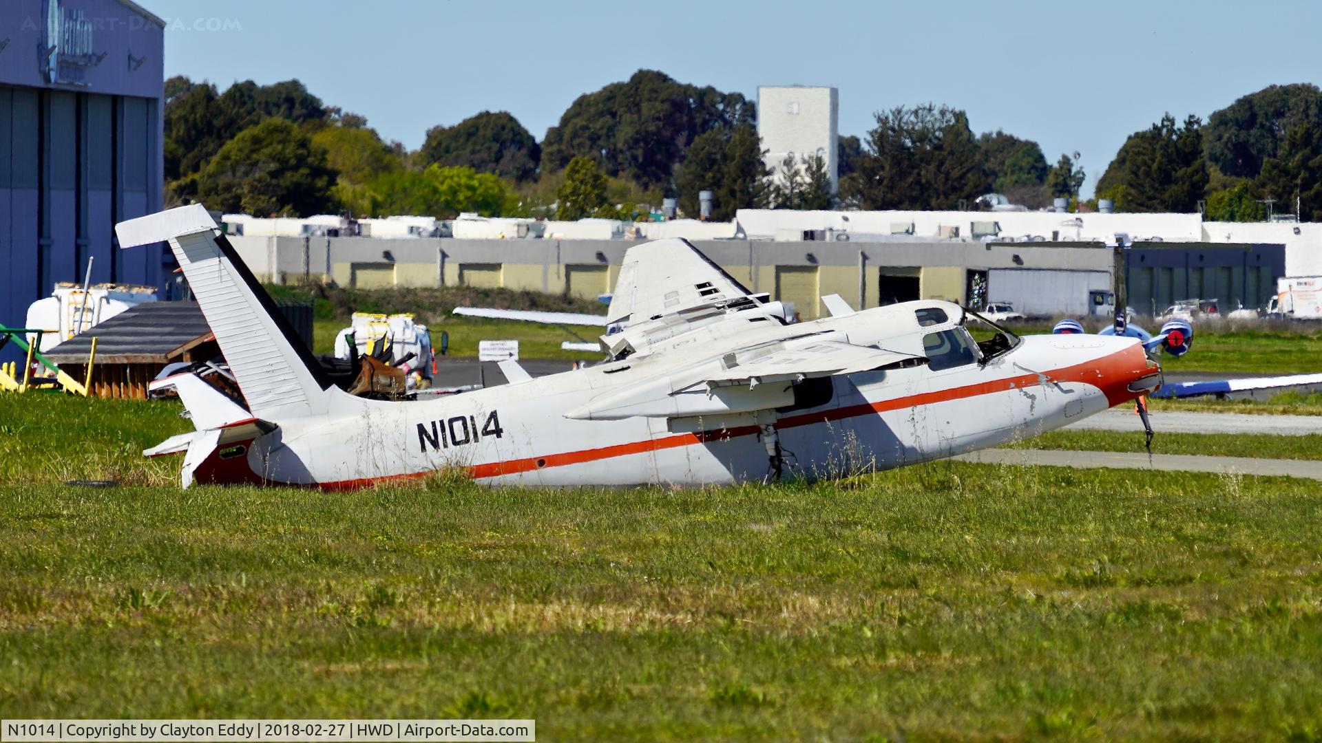 N1014, 1963 Aero Commander 680-F C/N 680F-1244-125, Hayward Airport California 2018.