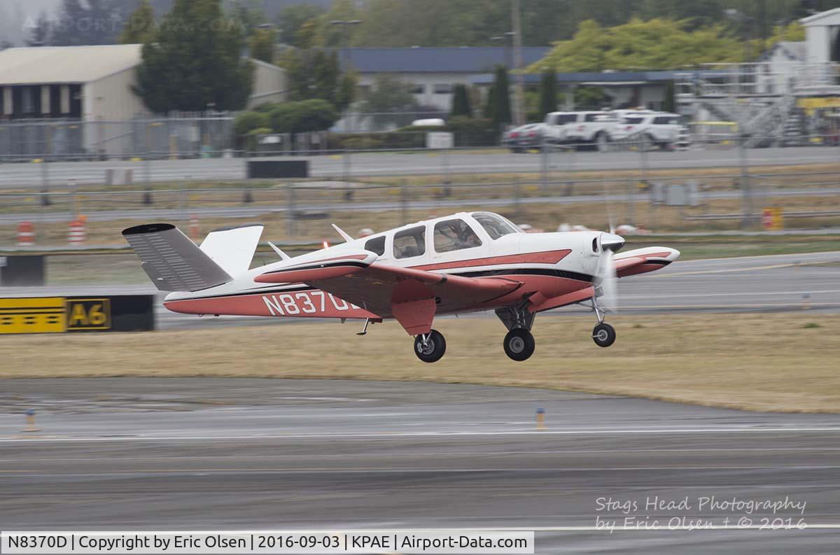 N8370D, 1958 Beech J35 Bonanza C/N D-5463, Beech J35 taking off.