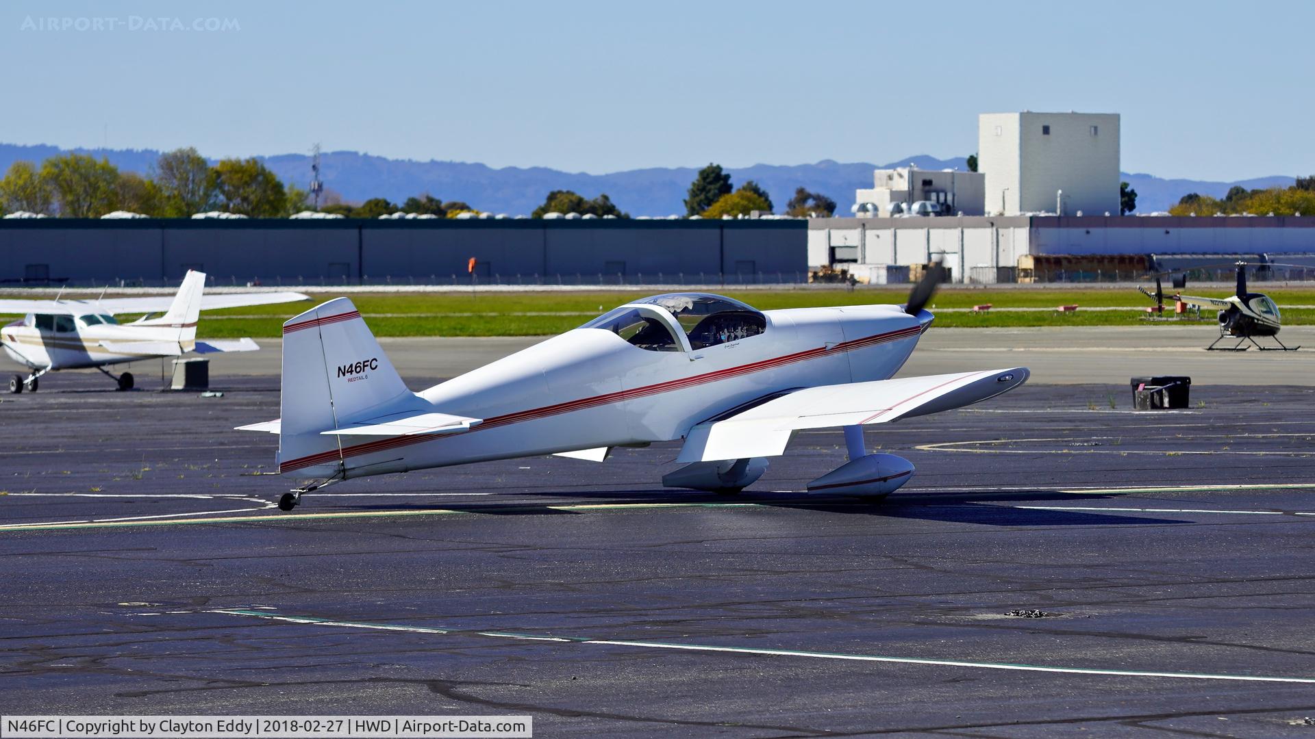 N46FC, 2003 Vans RV-6 C/N 60075, Hayward Airport California 2018.
