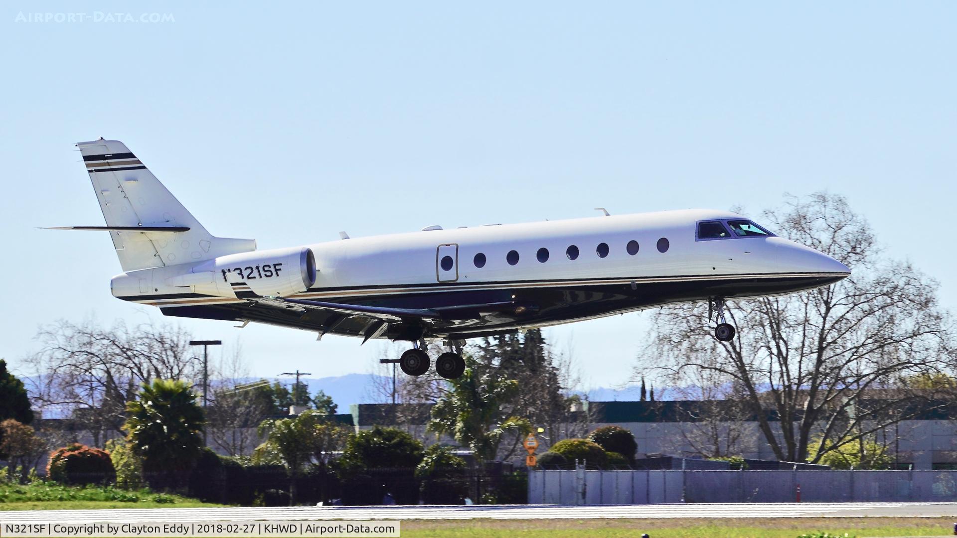 N321SF, 2000 Israel Aircraft Industries IAI-1126 Galaxy C/N 021, Hayward Airport California 2018.
