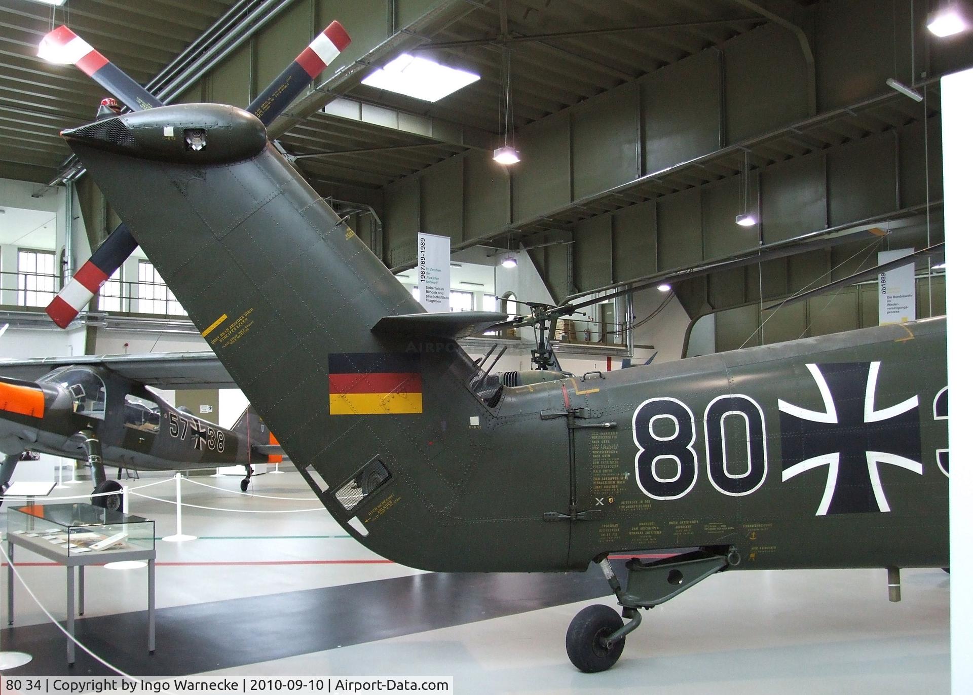 80 34, Sikorsky H-34G Choctaw C/N 58-1099, Sikorsky H-34G Choctaw at the Luftwaffenmuseum, Berlin-Gatow