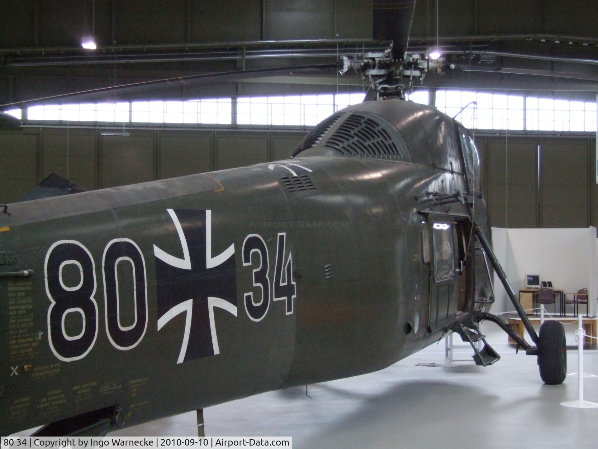 80 34, Sikorsky H-34G Choctaw C/N 58-1099, Sikorsky H-34G Choctaw at the Luftwaffenmuseum, Berlin-Gatow