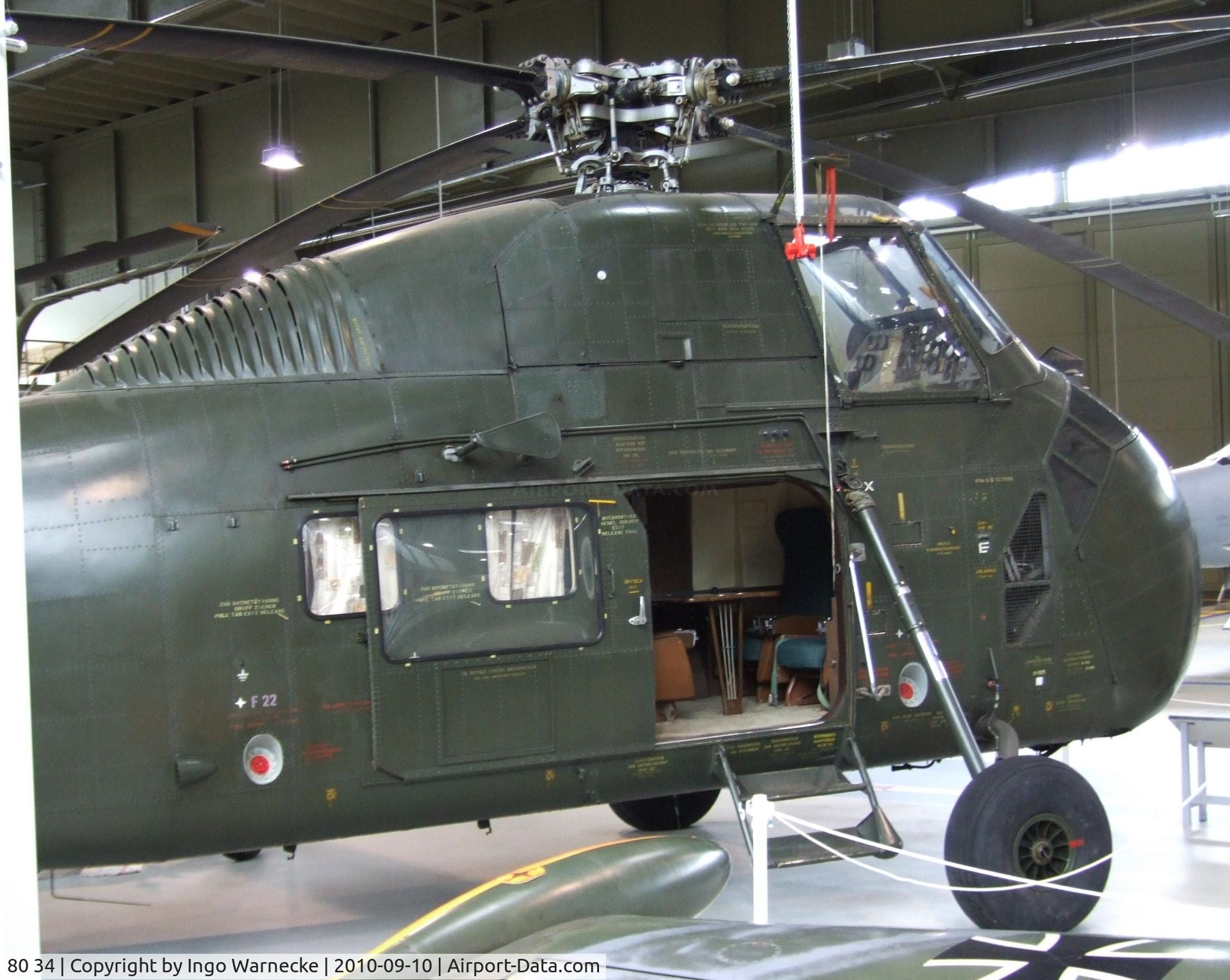 80 34, Sikorsky H-34G Choctaw C/N 58-1099, Sikorsky H-34G Choctaw at the Luftwaffenmuseum, Berlin-Gatow