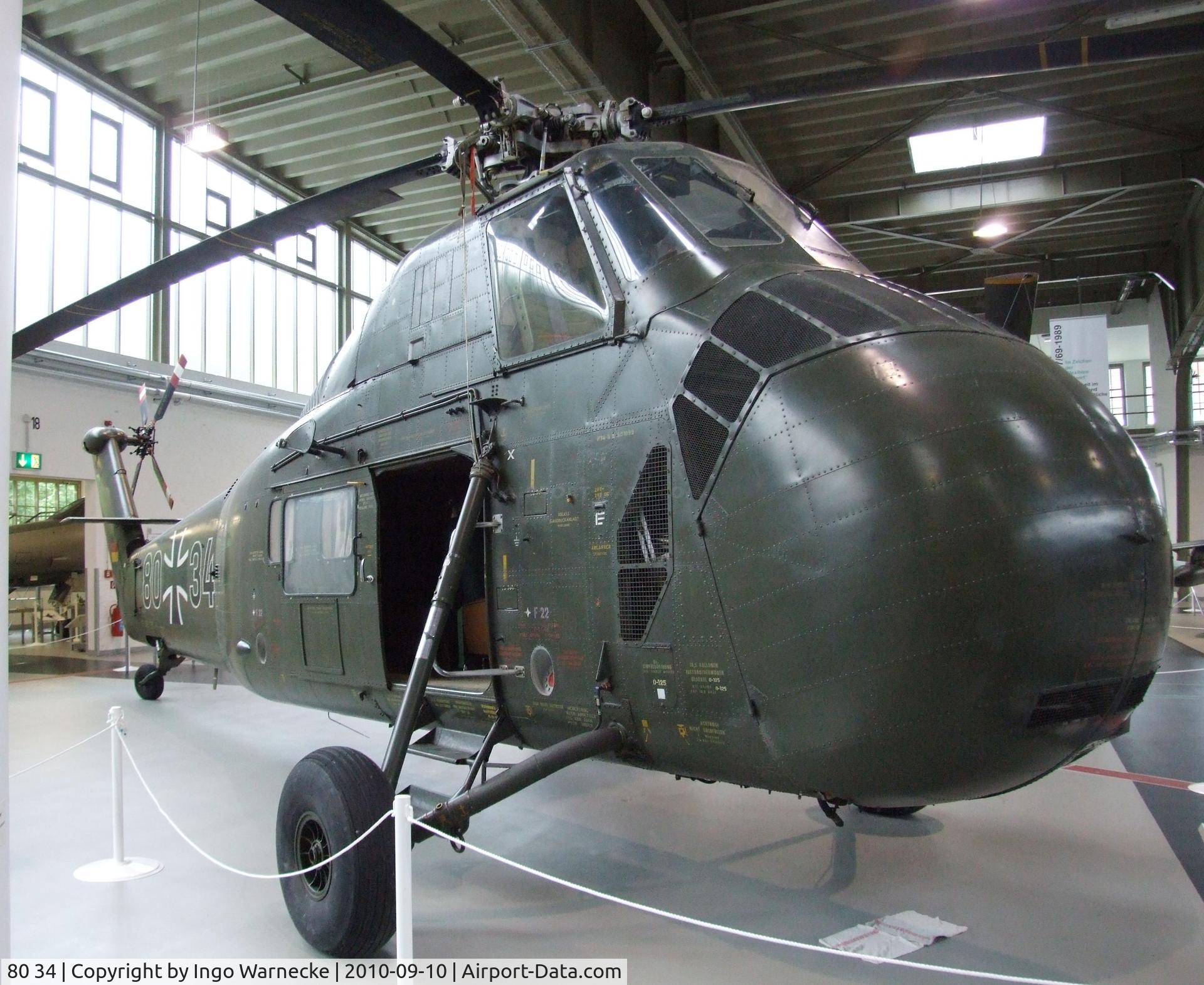 80 34, Sikorsky H-34G Choctaw C/N 58-1099, Sikorsky H-34G Choctaw at the Luftwaffenmuseum, Berlin-Gatow