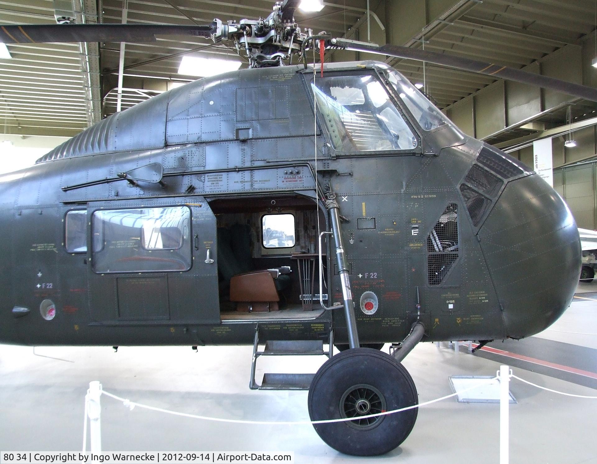 80 34, Sikorsky H-34G Choctaw C/N 58-1099, Sikorsky H-34G Choctaw at the Luftwaffenmuseum, Berlin-Gatow