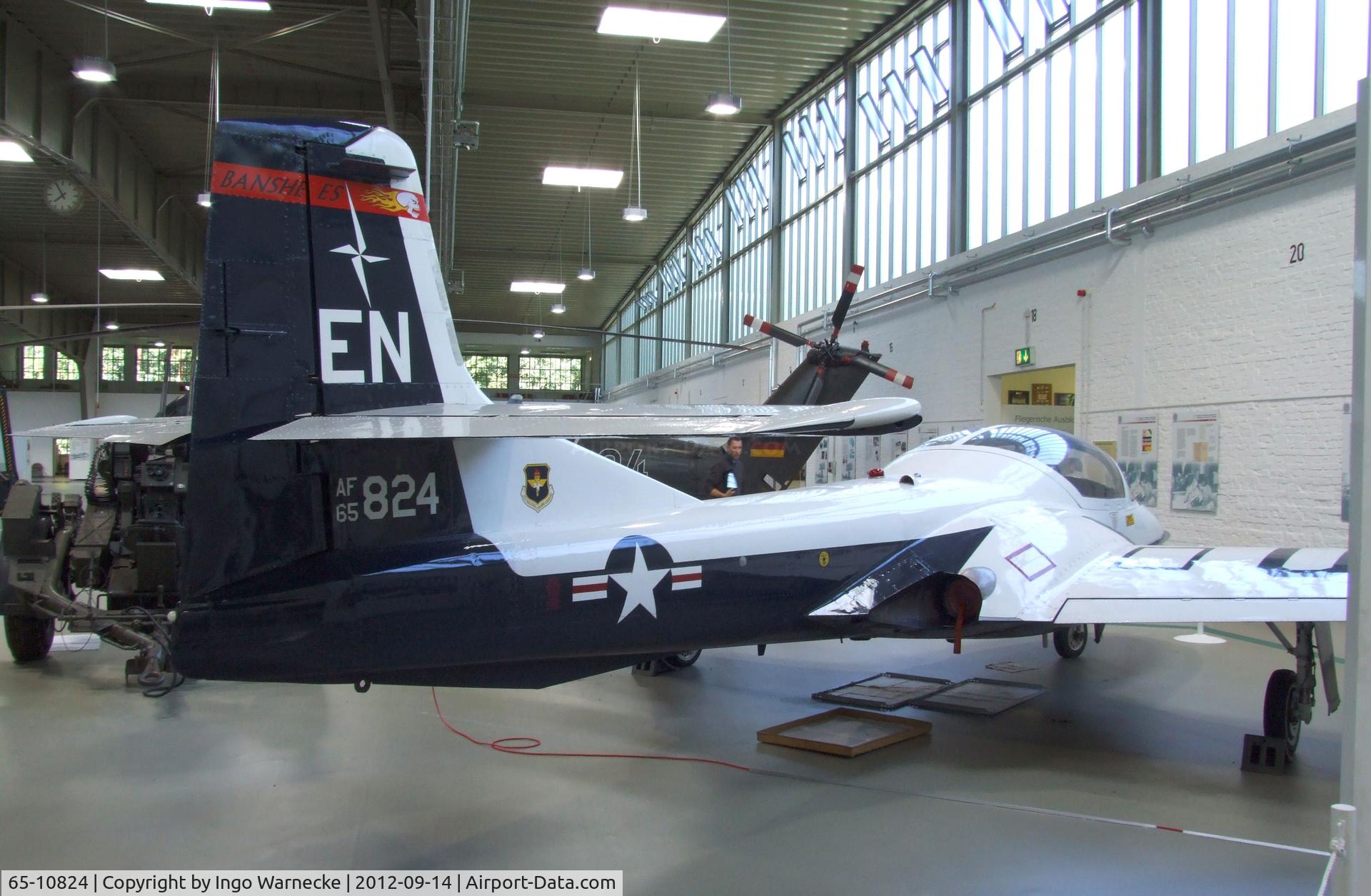 65-10824, 1965 Cessna T-37B Tweety Bird C/N 40903, Cessna T-37B at the Luftwaffenmuseum, Berlin-Gatow