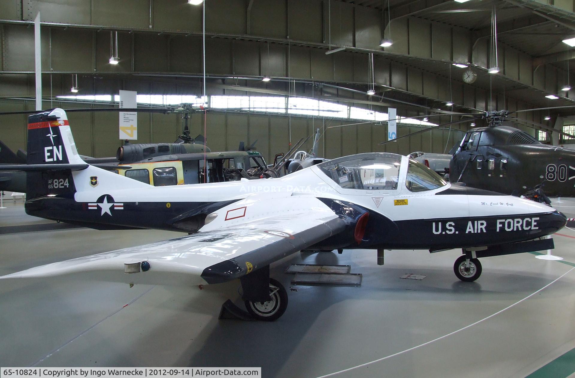 65-10824, 1965 Cessna T-37B Tweety Bird C/N 40903, Cessna T-37B at the Luftwaffenmuseum, Berlin-Gatow