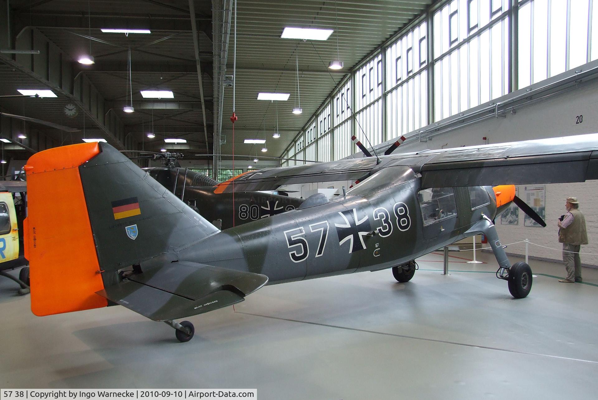 57 38, Dornier Do-27A-4 C/N 27-1204-467, Dornier Do 27A-4 at the Luftwaffenmuseum, Berlin-Gatow