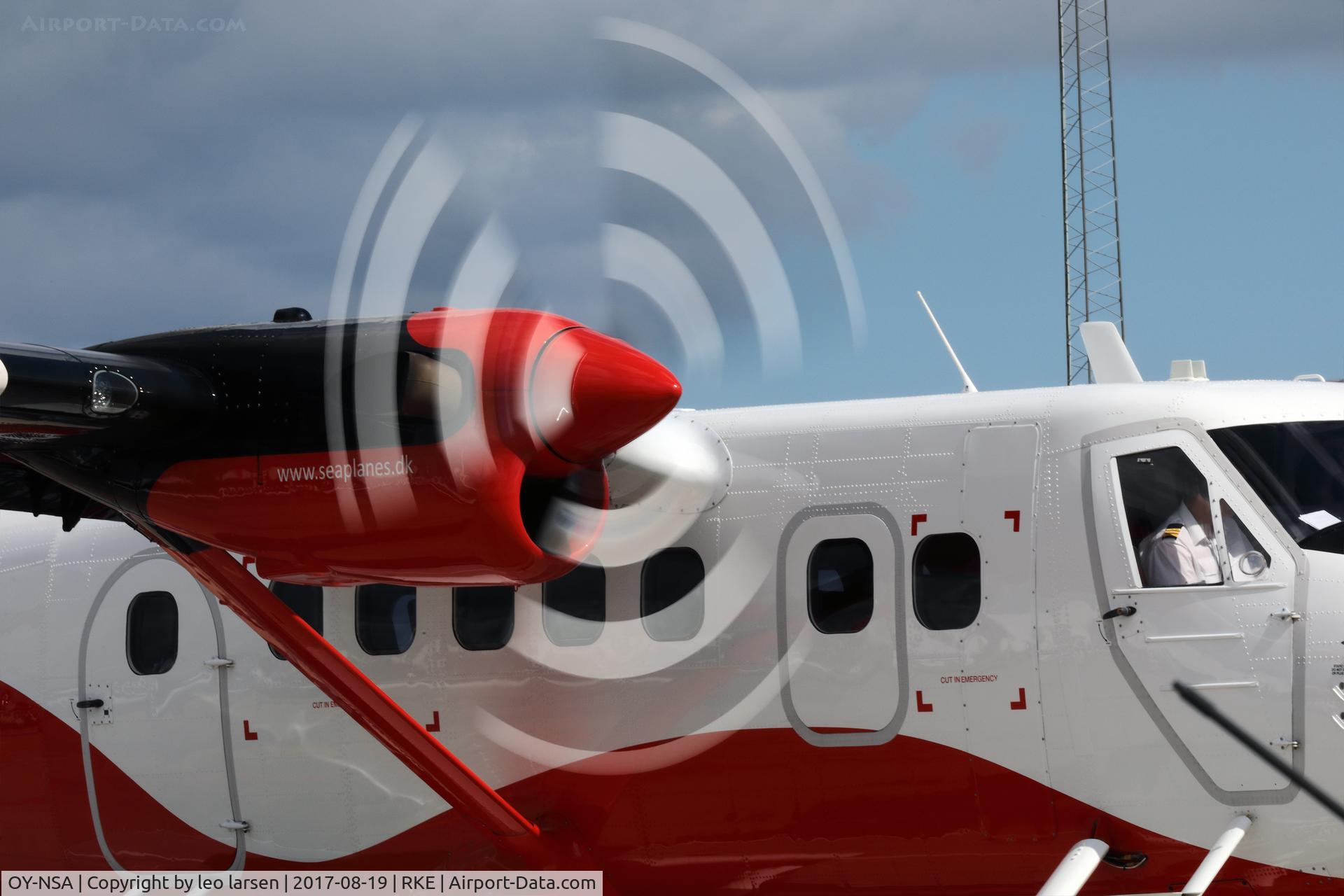 OY-NSA, 1978 De Havilland Canada DHC-6-300 Twin Otter C/N 577, Roskilde Air Show 19.8.2017