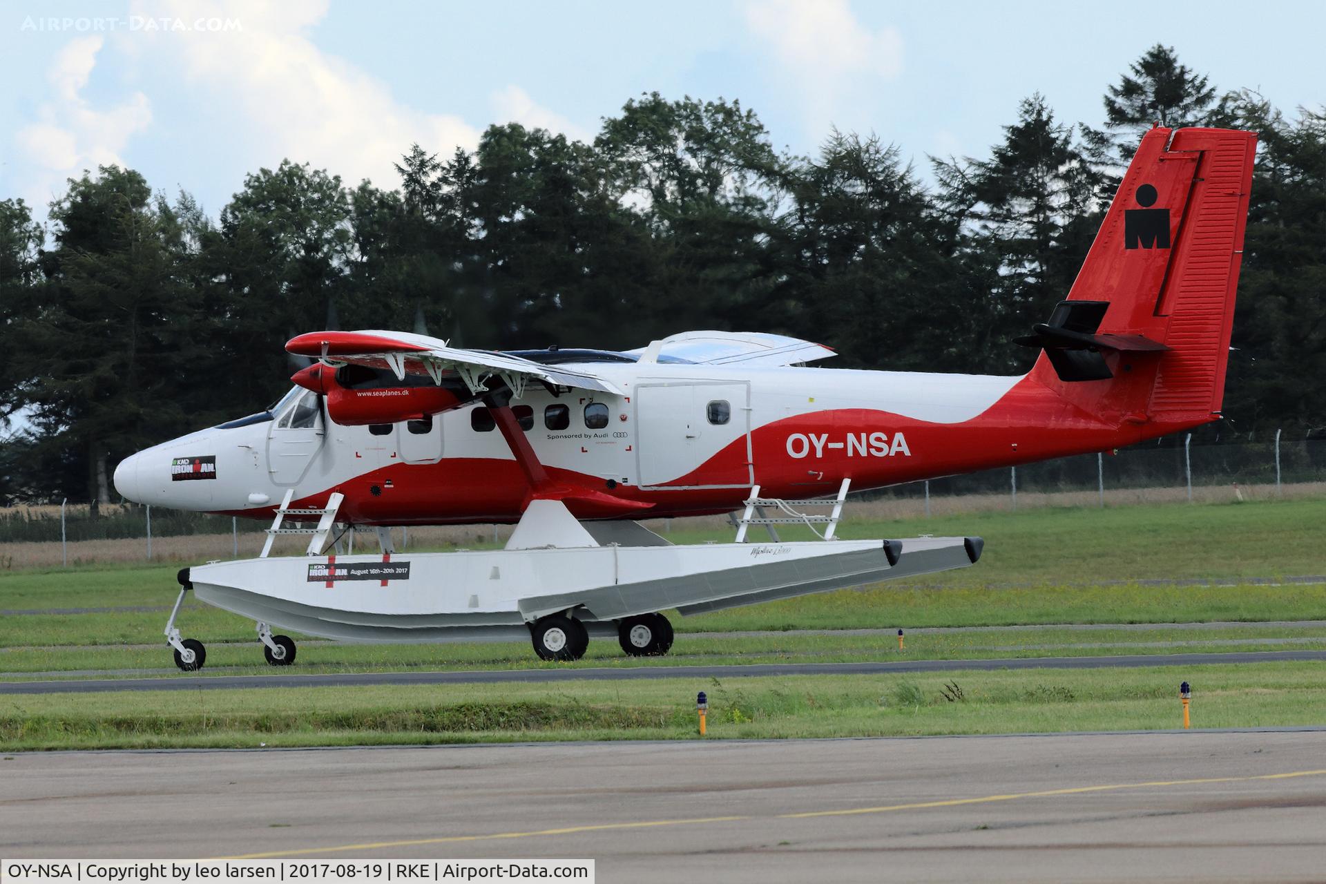 OY-NSA, 1978 De Havilland Canada DHC-6-300 Twin Otter C/N 577, Roskilde Air Show 19.8.2017