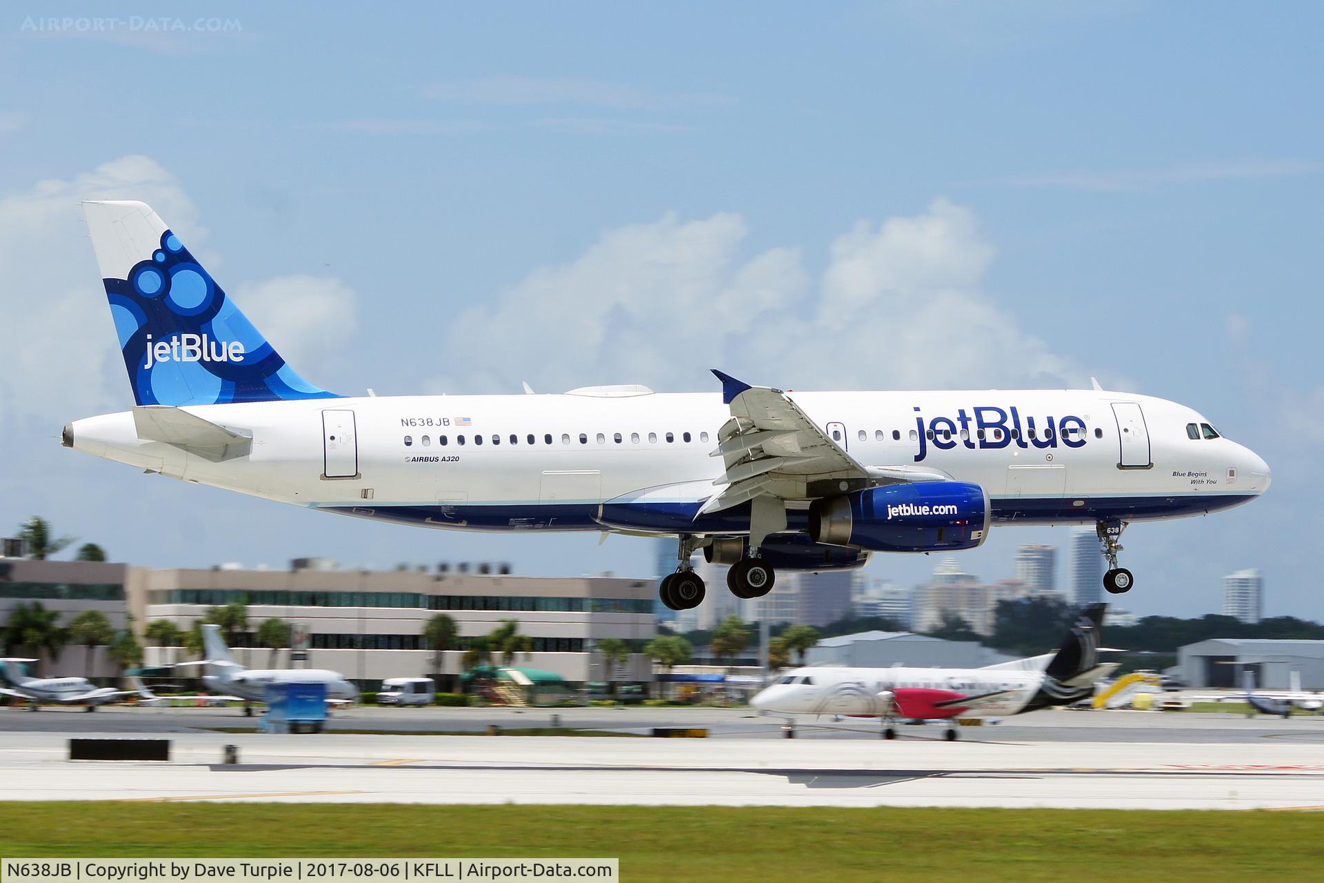 N638JB, 2006 Airbus A320-232 C/N 2802, Blue Begins With You