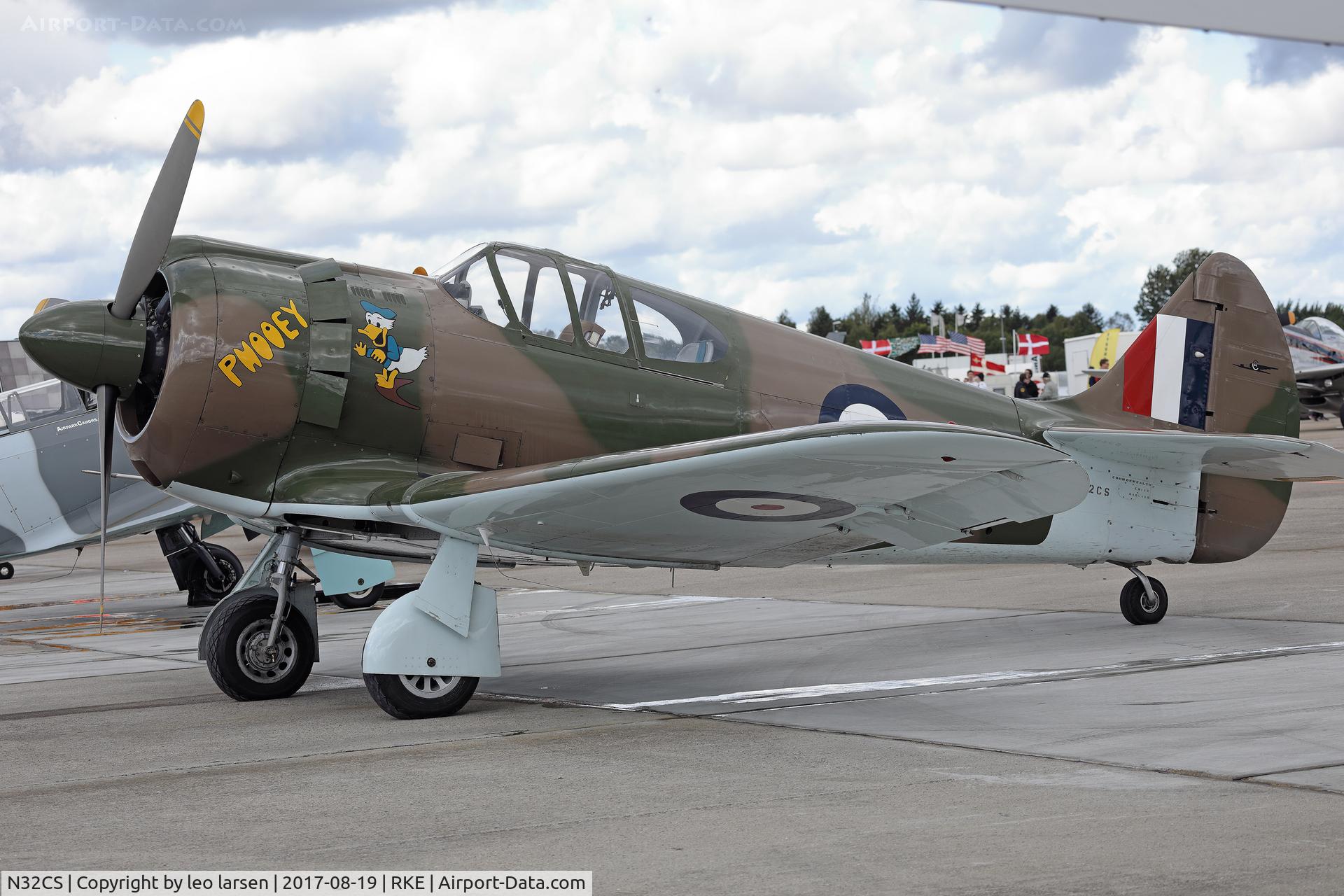 N32CS, 1997 Commonwealth CA-12 Boomerang Replica C/N A46-139, Roskilde Air Show 19.8.2017